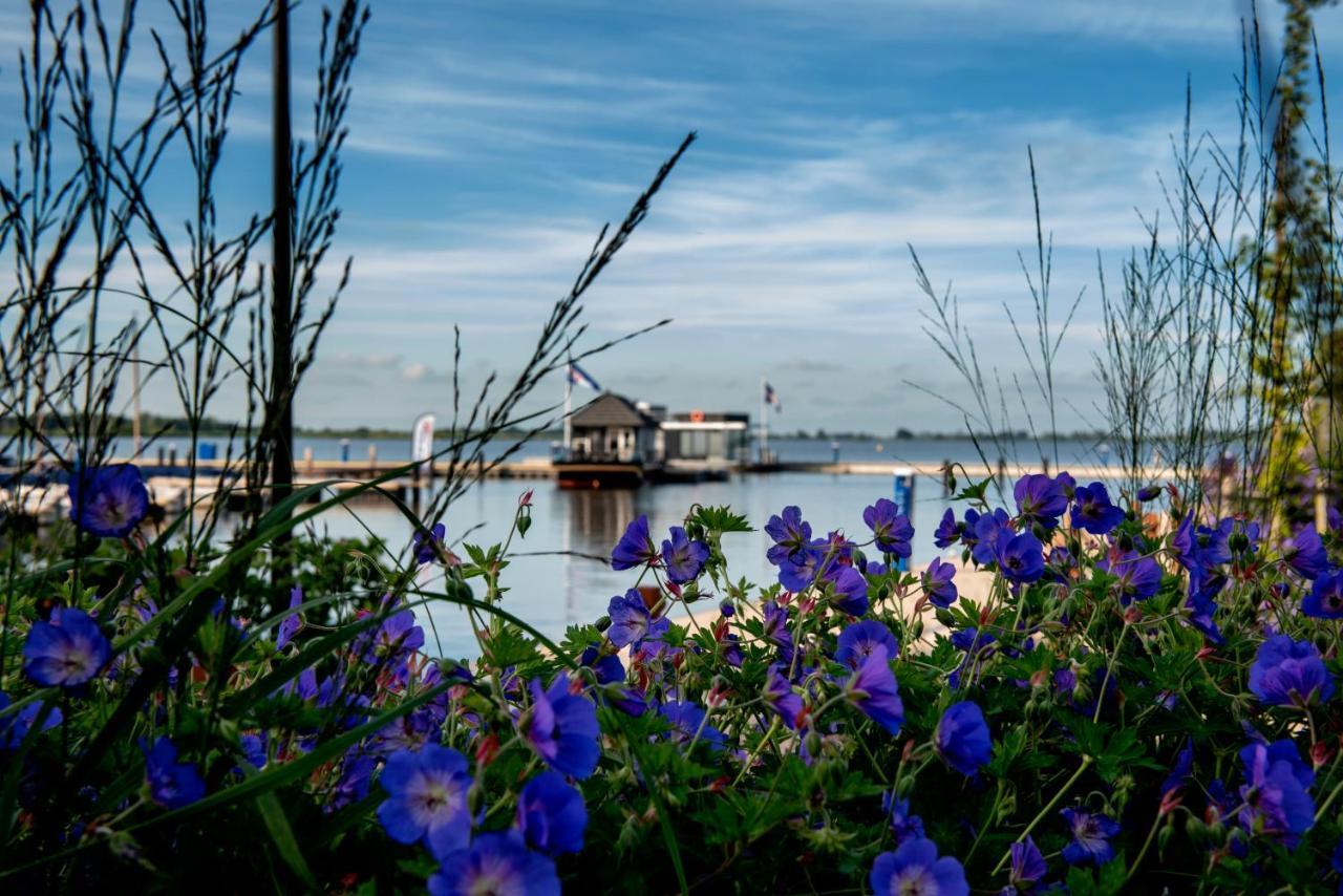 Welcome In - Houseboat 'Elysium' Met Eigen Aanlegsteiger Sneek - Offingawier المظهر الخارجي الصورة