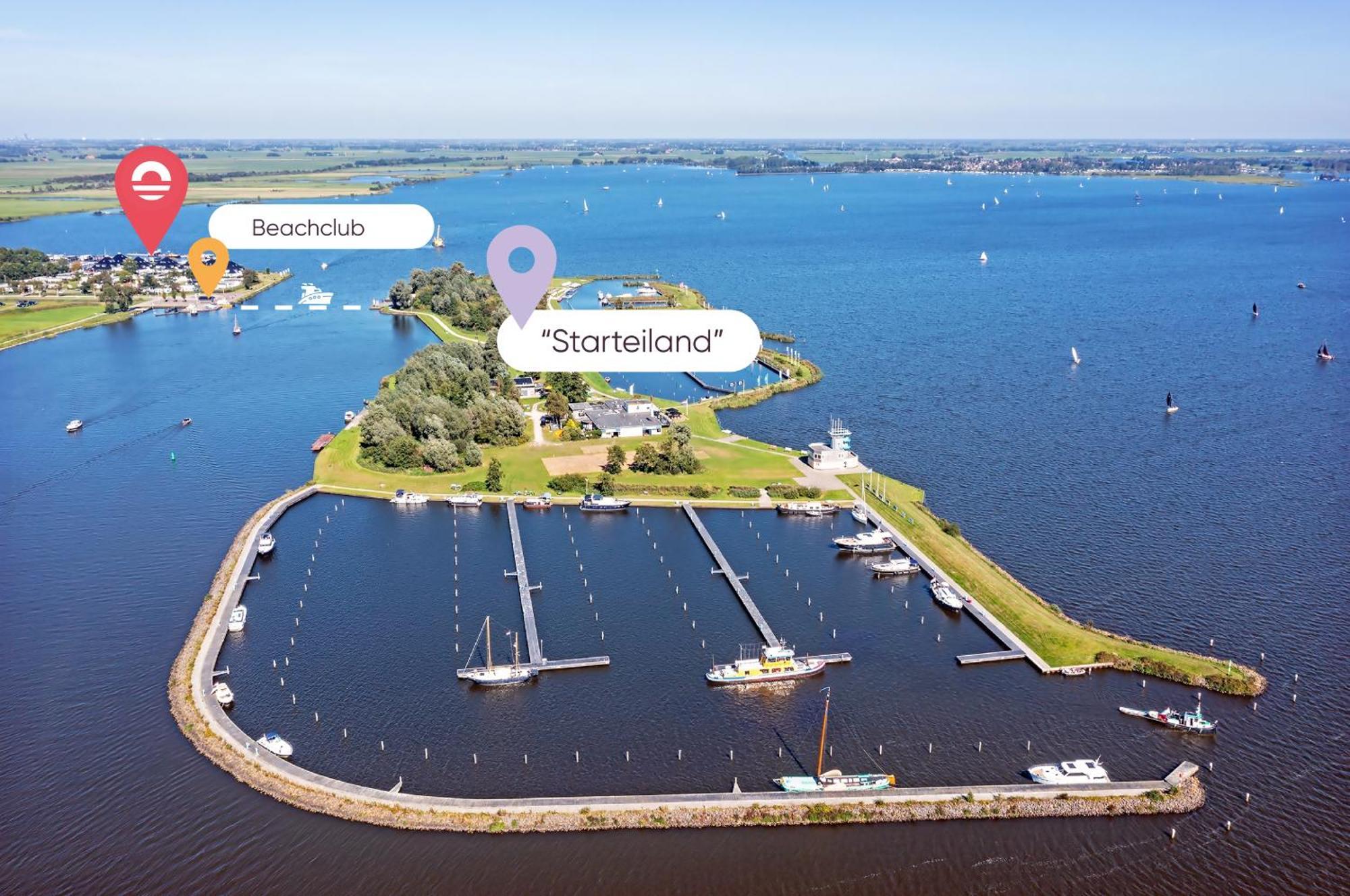 Welcome In - Houseboat 'Elysium' Met Eigen Aanlegsteiger Sneek - Offingawier المظهر الخارجي الصورة